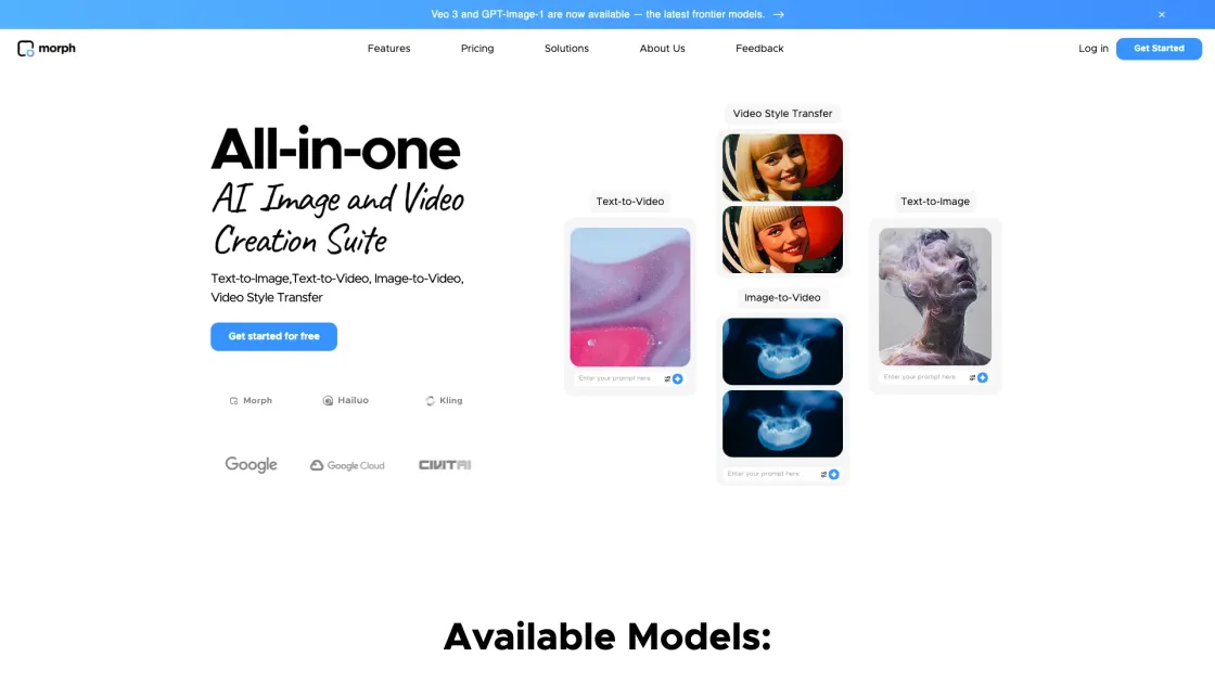 Morph Studio screenshot